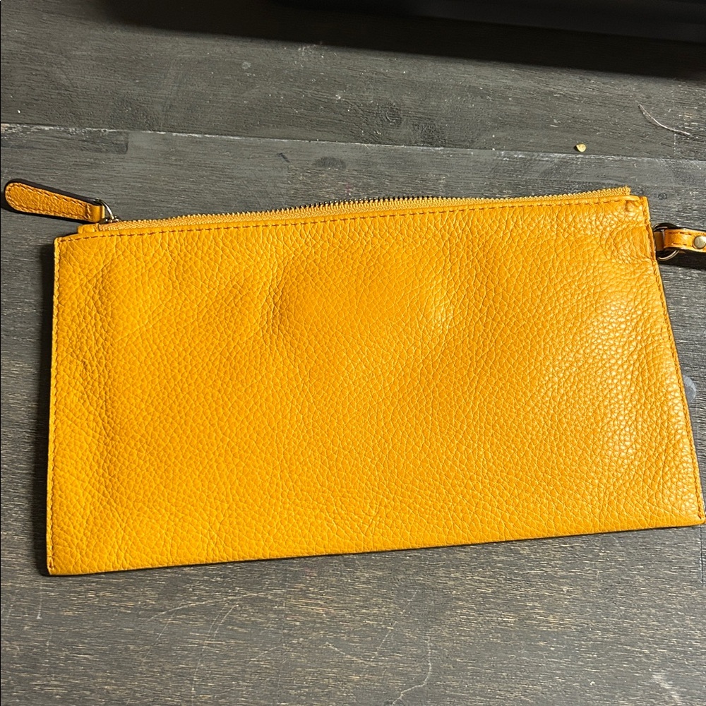 Michael Kors Vibrant Yellow‎ Orange Clutch - Picture 5 of 5